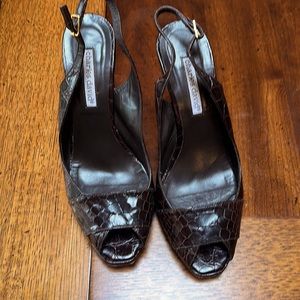 Charles David peep toe pumps